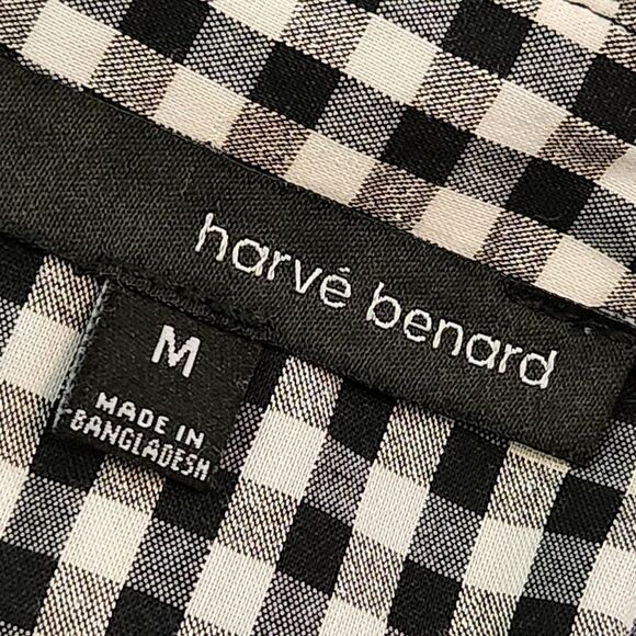 Boneyard Threadz B&W Checkered Button Up Shirt With Floral Skull Medium - Picture 7 of 8